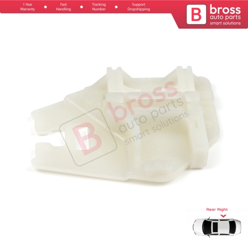 Window Regulator Repair Clips Rear Right Door for BMW 3 E46 1998-2005 X5 E53 2000-2006 51357125060 51358212100