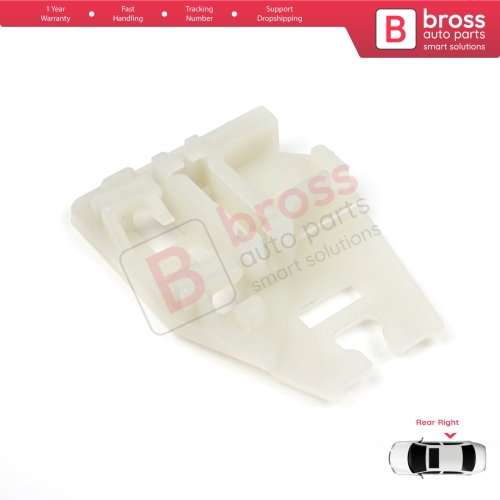 Window Regulator Repair Clips Rear Right Door for BMW 3 E46 1998-2005 X5 E53 2000-2006 51357125060 51358212100