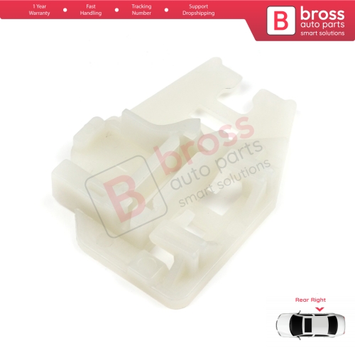 Window Regulator Repair Clips Rear Right Door for BMW 3 E46 1998-2005 X5 E53 2000-2006 51357125060 51358212100