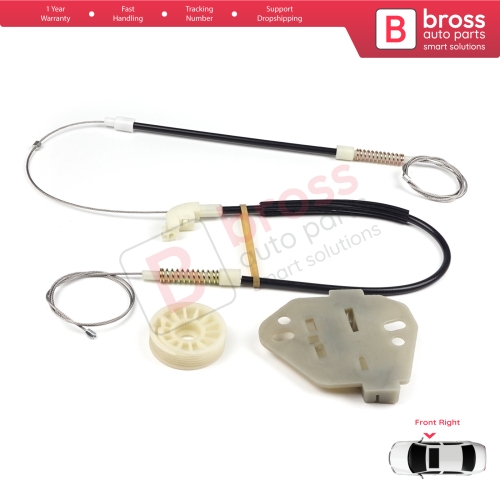 Window Regulator Repair Kit Right Door for Mercedes Axor 2001-2005 Atego MK1 1998-2004 9737200446