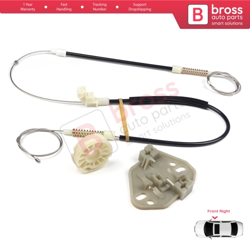 Window Regulator Repair Kit Right Door for Mercedes Axor 2001-2005 Atego MK1 1998-2004 9737200446