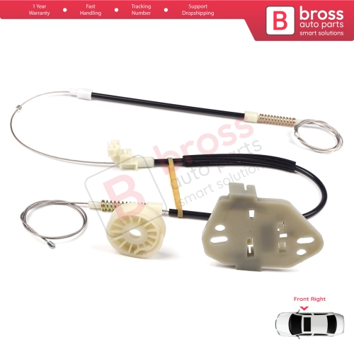 Window Regulator Repair Kit Right Door for Mercedes Axor 2001-2005 Atego MK1 1998-2004 9737200446