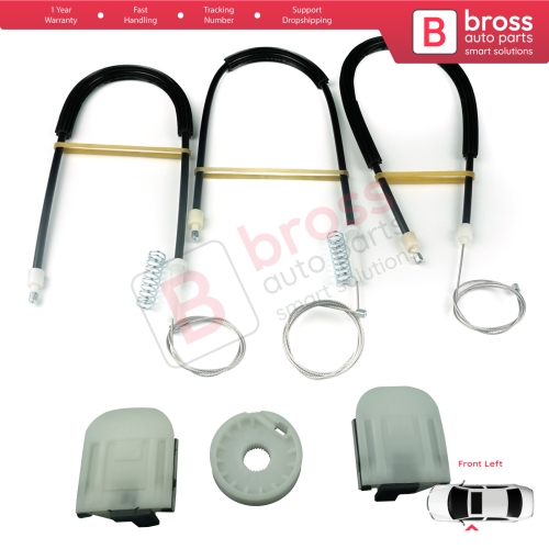 Window Regulator Repair Kit Front Left for Ford Mondeo MK4 BA7 2007-2015 4/5 Door 7571A23201
