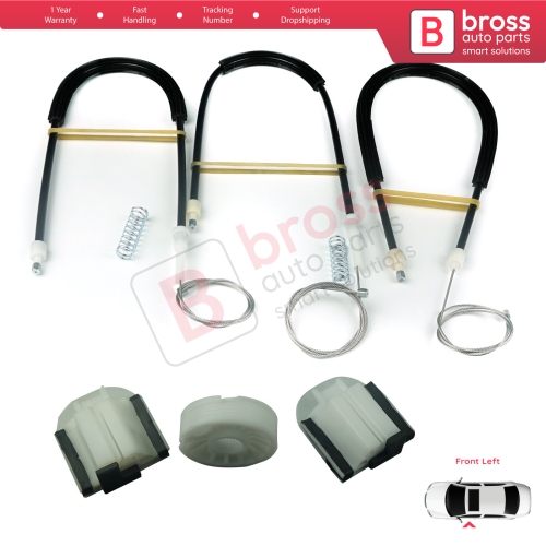 Window Regulator Repair Kit Front Left for Ford Mondeo MK4 BA7 2007-2015 4/5 Door 7571A23201
