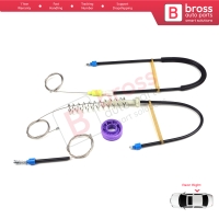 Window Regulator Repair Kit Rear Right for VW Phaeton 3D MK1 2002-2016 LWB Long Wheelbase 3D7839462