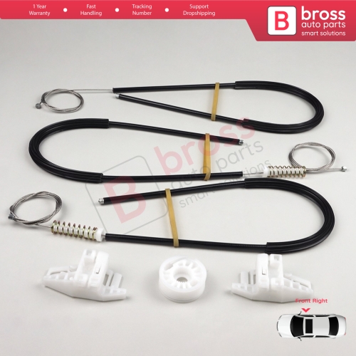 Window Regulator Repair Kit Front Right for Citroen XSara Picasso N68 1999-2010 MPV 9222ET