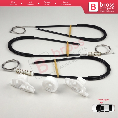 Window Regulator Repair Kit Front Right for Citroen XSara Picasso N68 1999-2010 MPV 9222ET