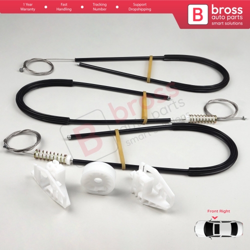 Window Regulator Repair Kit Front Right for Citroen XSara Picasso N68 1999-2010 MPV 9222ET