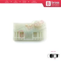 Window Regulator Repair Clips Rear Left for Renault Clio MK3 BR CR KR SR 2005-2014 5-Door 8200291151