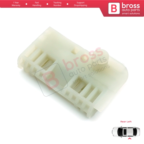 Window Regulator Repair Clips Rear Left for Renault Clio MK3 BR CR KR SR 2005-2014 5-Door 8200291151