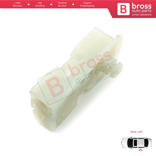 Window Regulator Repair Clips Rear Left for Renault Clio MK3 BR CR KR SR 2005-2014 5-Door 8200291151