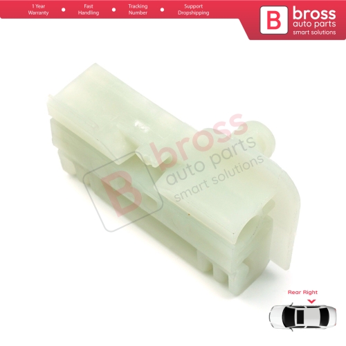 Window Regulator Repair Clips Rear Right for Renault Clio MK3 BR CR KR SR 2005-2014 5-Door 8200291153