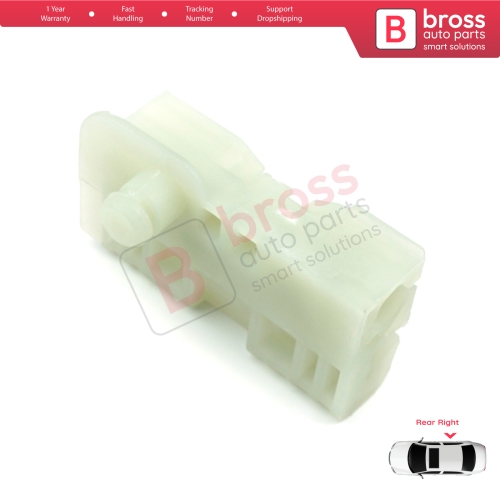 Window Regulator Repair Clips Rear Right for Renault Clio MK3 BR CR KR SR 2005-2014 5-Door 8200291153