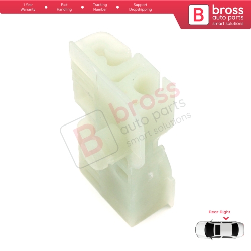 Window Regulator Repair Clips Rear Right for Renault Clio MK3 BR CR KR SR 2005-2014 5-Door 8200291153