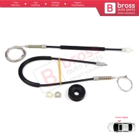 Window Regulator Repair Kit Right for Volvo C70 873 1998-2005 Cabrio Convertible CC
