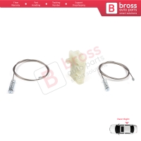 Power Window Regulator Repair Set Rear Right for Renault Clio MK3 BR CR KR SR 2005-2014 5-Door 8200291153