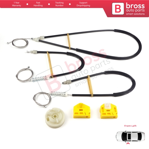 Window Regulator Repair Kit Front Left for Renault Kangoo MK2 FW KW 2007-2021 Citan W415 807212230R