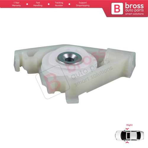 Front Window Regulator Repair Corner Pulley Wheel Clips Pin Set Right for Audi A4 S4 B6 B7 8E B8 8K Seat Exeo 3R 4/5 Door