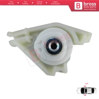 Front Window Regulator Repair Corner Pulley Wheel Clips Pin Set Left for Audi A4 S4 B6 B7 8E B8 8K Seat Exeo 3R 4/5 Door