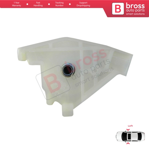 Front Window Regulator Repair Corner Pulley Wheel Clips Pin Set Left for Audi A4 S4 B6 B7 8E B8 8K Seat Exeo 3R 4/5 Door