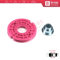 Window Regulator Repair Corner Cable Roller Pulley Wheel Clips Pin for BMW 5 Series E39 1996-2004 4/5 Door