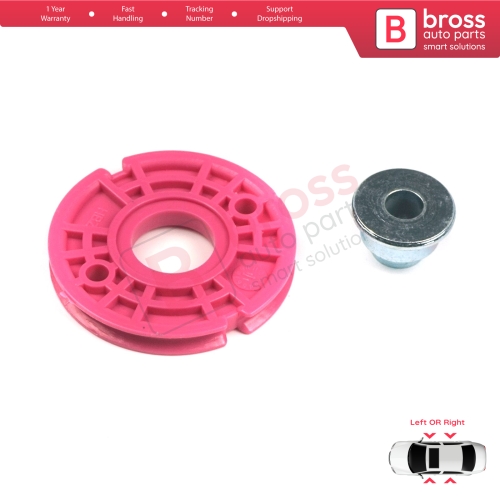 Window Regulator Repair Corner Cable Roller Pulley Wheel Clips Pin for BMW 5 Series E39 1996-2004 4/5 Door