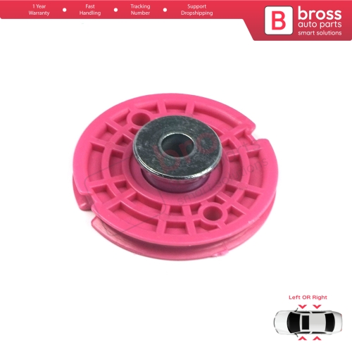 Window Regulator Repair Corner Cable Roller Pulley Wheel Clips Pin for BMW 5 Series E39 1996-2004 4/5 Door
