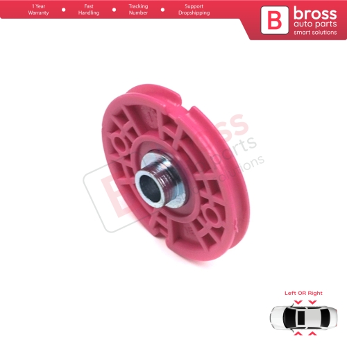 Window Regulator Repair Corner Cable Roller Pulley Wheel Clips Pin for BMW 5 Series E39 1996-2004 4/5 Door