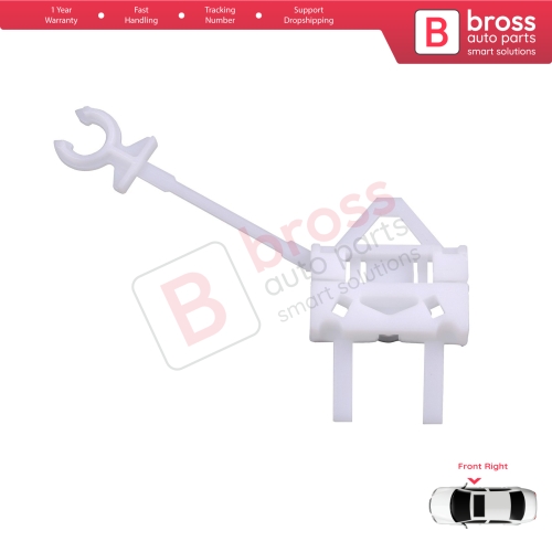 Window Regulator Repair Clips Front Right Door for Fiat Doblo MK1 MPV Van 119 223 2001-2010 51718403