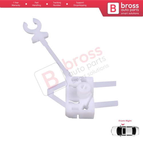 Window Regulator Repair Clips Front Right Door for Fiat Doblo MK1 MPV Van 119 223 2001-2010 51718403