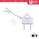 Window Regulator Repair Clips Front Right Door for Fiat Doblo MK1 MPV Van 119 223 2001-2010 51718403