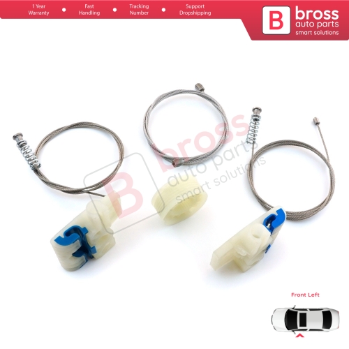 Window Regulator Repair Kit Front Left for VW Tiguan MK1 5N 2007-2018 5-Door SUV 5N0837461