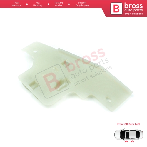 Power Window Regulator Repair Clips Left Door for Peugeot 407 6E 6D 2004-2011 4/5 Door 9644893580