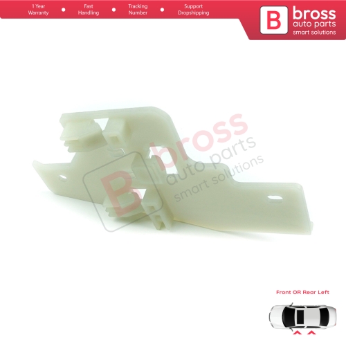 Power Window Regulator Repair Clips Left Door for Peugeot 407 6E 6D 2004-2011 4/5 Door 9644893580