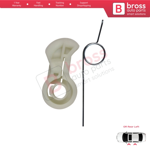 Left Window Regulator Repair Corner Cable Guide Clips for Renault Modus Scenic MK2 3 Peugeot 206 307 Citroen C3 MK1 Xsara Opel Meriva A
