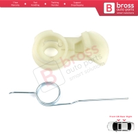 Right Window Regulator Repair Corner Cable Guide Clips for Renault Modus Scenic MK2 3 Peugeot 206 307 Citroen C3 MK1 Xsara Opel Meriva A