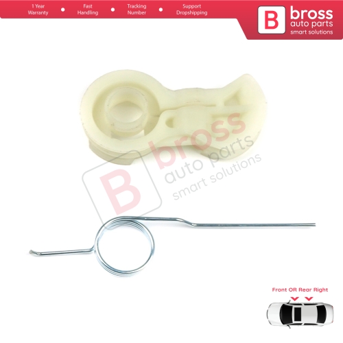 Right Window Regulator Repair Corner Cable Guide Clips for Renault Modus Scenic MK2 3 Peugeot 206 307 Citroen C3 MK1 Xsara Opel Meriva A