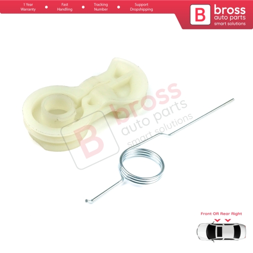 Right Window Regulator Repair Corner Cable Guide Clips for Renault Modus Scenic MK2 3 Peugeot 206 307 Citroen C3 MK1 Xsara Opel Meriva A