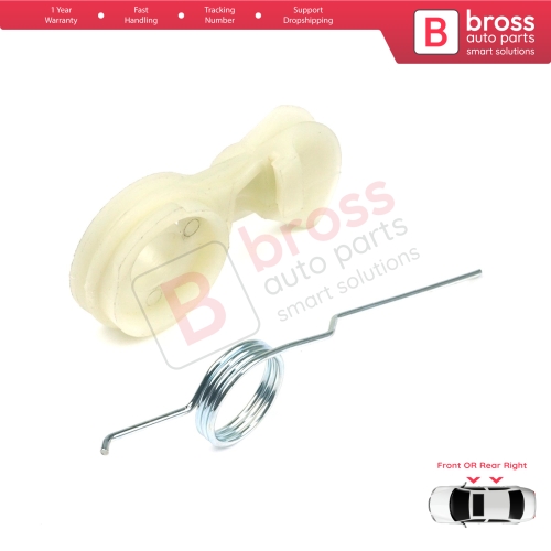 Right Window Regulator Repair Corner Cable Guide Clips for Renault Modus Scenic MK2 3 Peugeot 206 307 Citroen C3 MK1 Xsara Opel Meriva A