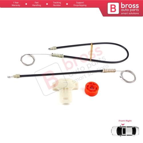 Window Regulator Repair Kit Right Door for DAF Truck CF65 CF75 CF85 XF95 XF105 2001-2013 1779728