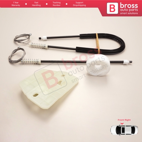  Window Regulator Repair Kit Right Door for Renault Master MK2 Mascott Opel Movano A Iveco Daily 3 4 Nissan Interstar X70 7700352495