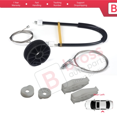 Window Regulator Repair Kit Rear Left for Renault Megane MK1 EA0/1 1996-2003 Cabriolet Convertible 7700848450