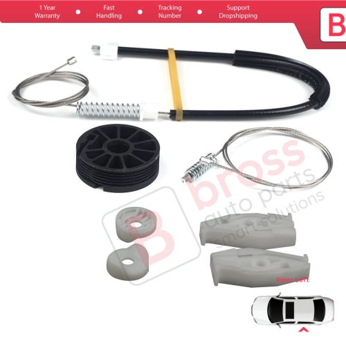 Window Regulator Repair Kit Rear Left for Renault Megane MK1 EA0/1 1996-2003 Cabriolet Convertible 7700848450