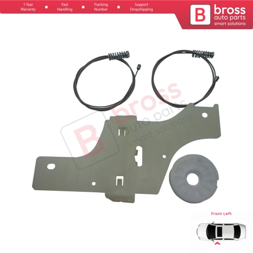 Window Regulator Repair Kit Front Left for Peugeot 508 MK1 W23  8D 8E 2010-2018 4/5 Door 9221GY