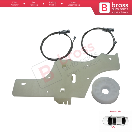 Window Regulator Repair Kit Front Left for Peugeot 508 MK1 W23  8D 8E 2010-2018 4/5 Door 9221GY