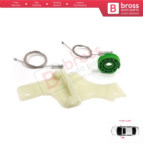 Window Regulator Repair Kit Front Left for Peugeot 508 MK1 W23  8D 8E 2010-2018 4/5 Door 9221GY