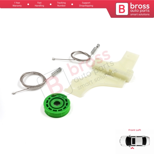Window Regulator Repair Kit Front Left for Peugeot 508 MK1 W23  8D 8E 2010-2018 4/5 Door 9221GY