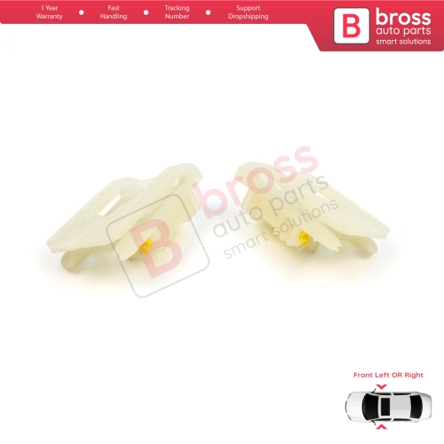 Window Regulator Repair Clips 1+2 Front Left or Right for Ford Focus MK3 Opel Astra J VW Golf MK7 5G 4/5 Door