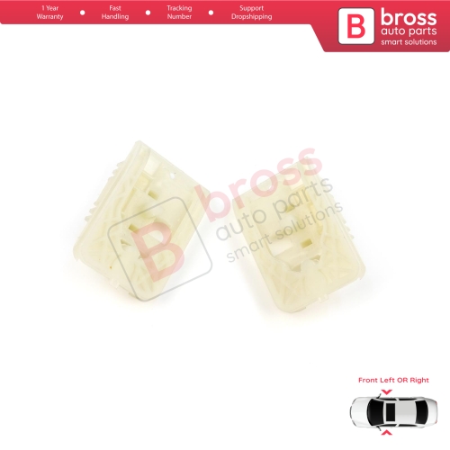 Window Regulator Repair Clips 1+2 Front Left or Right for Ford Focus MK3 Opel Astra J VW Golf MK7 5G 4/5 Door