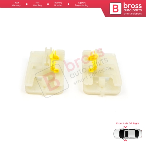 Window Regulator Repair Clips 1+2 Front Left or Right for Ford Focus MK3 Opel Astra J VW Golf MK7 5G 4/5 Door